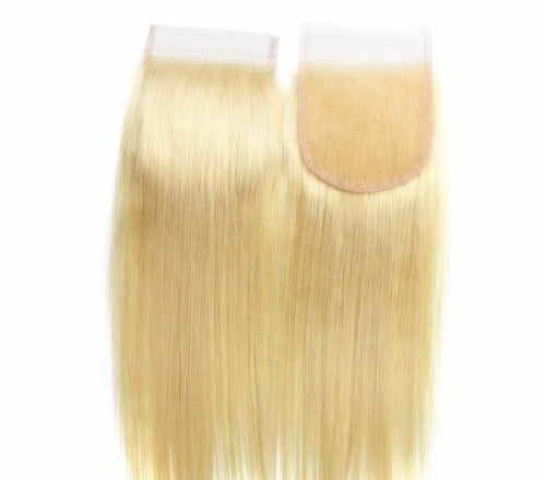 Russian Blonde Lace Closure straight