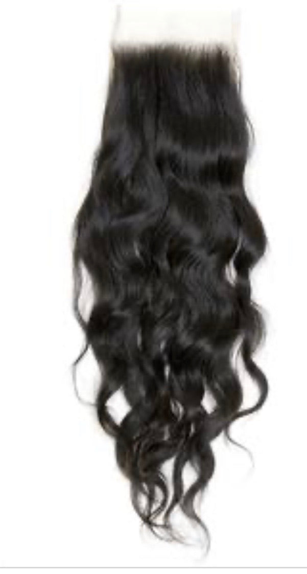 Indian Wavy Lace Closure(Raw)